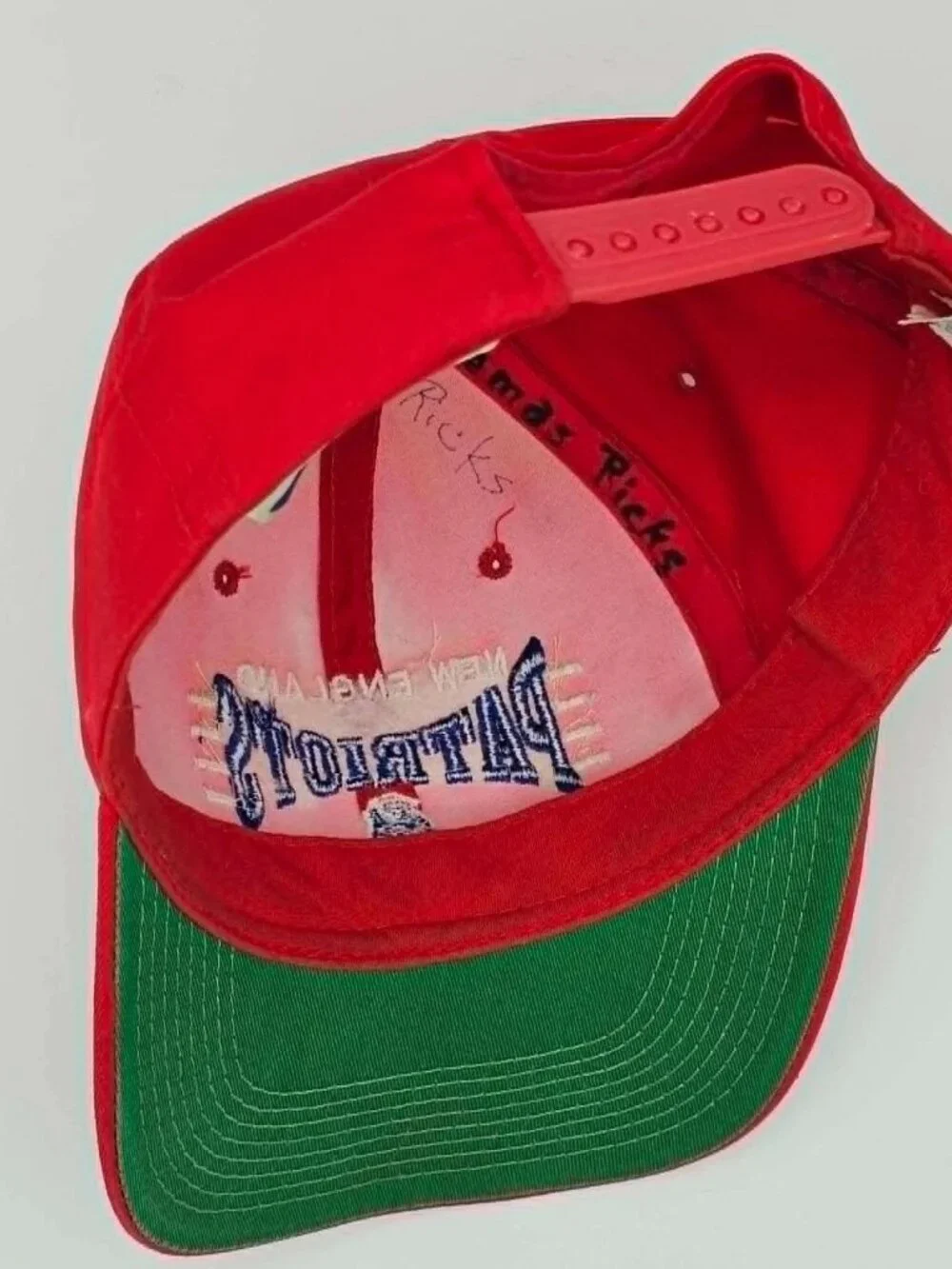 New England Patriots Vintage 90s Signatures Snapback Hat